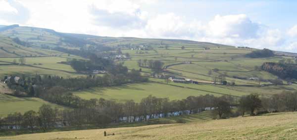 Bruce Cottage view towards Heathfield