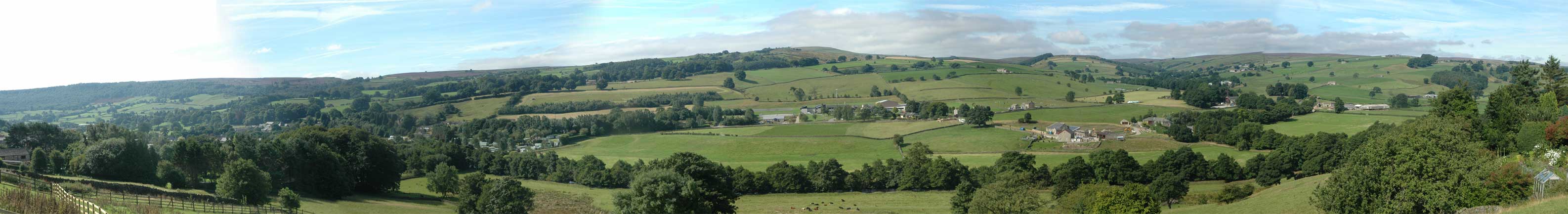 Bruce Cottage - panoramic view of Nidderdale